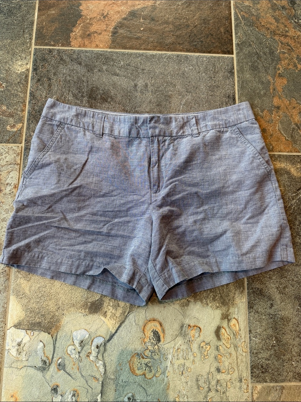 Tommy Hilfiger Light Blue Chambray Bermuda Shorts